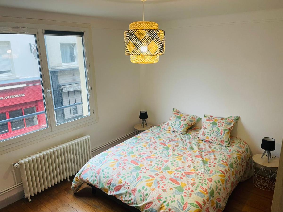Charmant Appartement De Coeur De Ville - 2 Chambres Lits Queen Size - Netflix - Wifi Cherbourg-en-Cotentin Luaran gambar