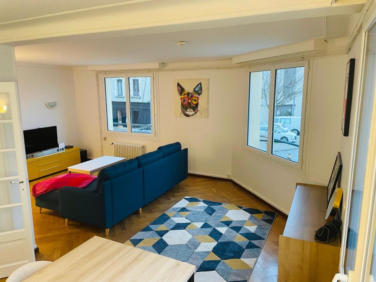 Charmant Appartement De Coeur De Ville - 2 Chambres Lits Queen Size - Netflix - Wifi Cherbourg-en-Cotentin Luaran gambar